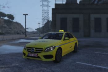 Mercedes Benz C Class W Taxi Replace Gta Mods