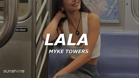 Myke Towers LALA Letra Lyrics YouTube