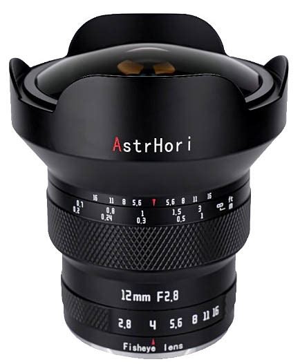 Готовится к выпуску полнокадровый объектив «рыбий глаз» AstrHori 12mm f ...