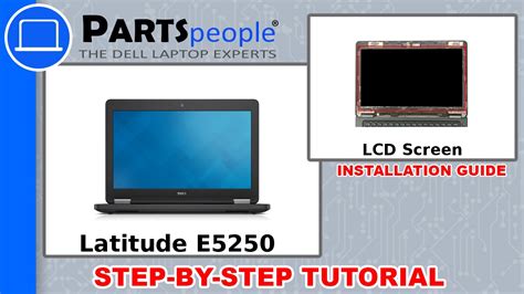 Dell Latitude E5250 P25S001 LCD Screen How To Video Tutorial YouTube