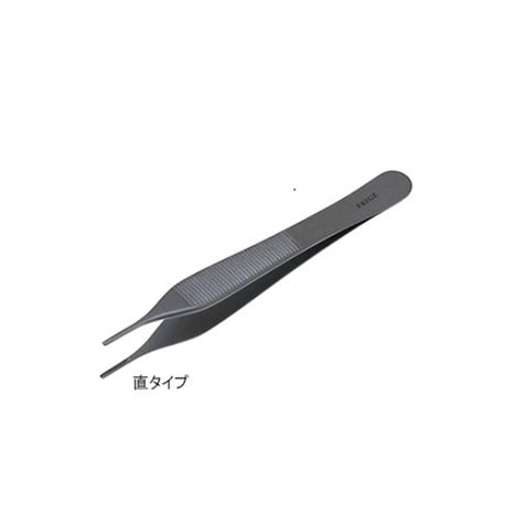 日本フリッツメディコ アドソン・ドゥベーキー ピンセット 12cm 直 A045－0697 鋼製器具 鑷子（ピンセット） 1本｜カウネット