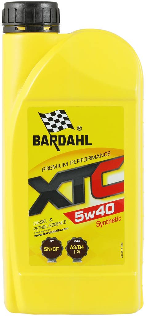 Синтетическое моторное масло Bardahl XTC 5W-40 SN/CF — купить по ...