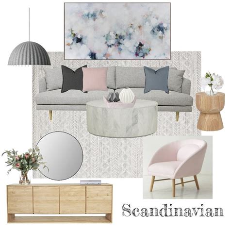 Scandinavian Style Interior Design Mood Board by Nkdesign | Interior ...