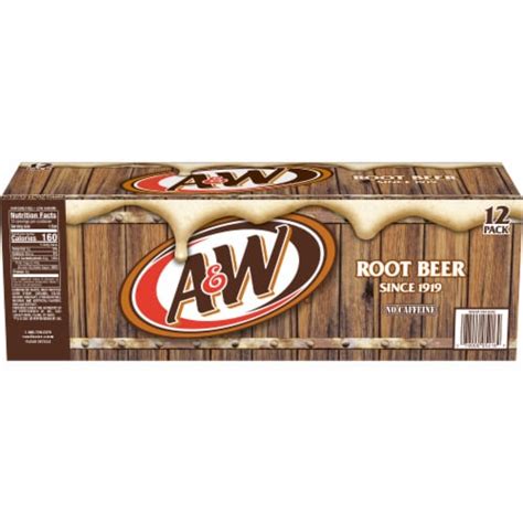 A W Root Beer Soda Cans Pk Fl Oz Fred Meyer