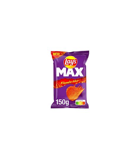 Lay S Max Chips Flamin Hot Gr BELGIAN GROCERY STORE CHOCKIES GROUP