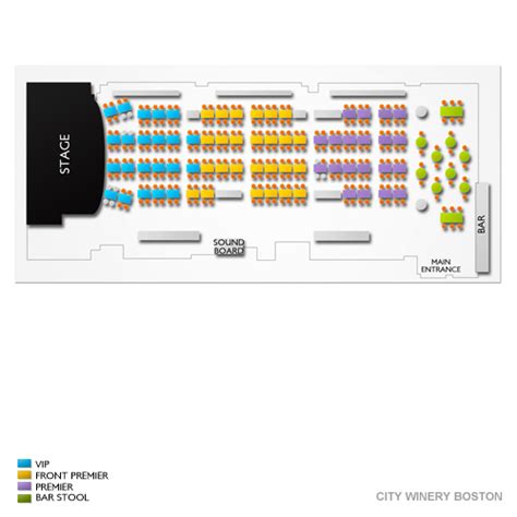 Seating Chart City Winery Chicago | Portal.posgradount.edu.pe