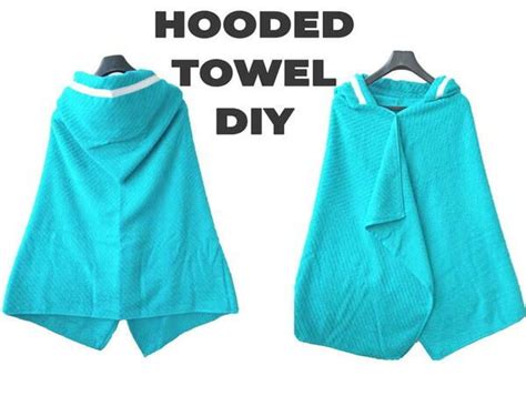 Diy Hooded Towels Hooded Towel Hooded Towel Tutorial Hooded Towel Diy