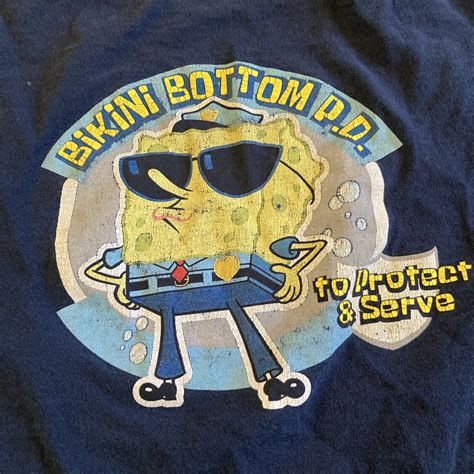 Vtg 2002 Spongebob Squarepants Bikini Bottom PD Prote Gem