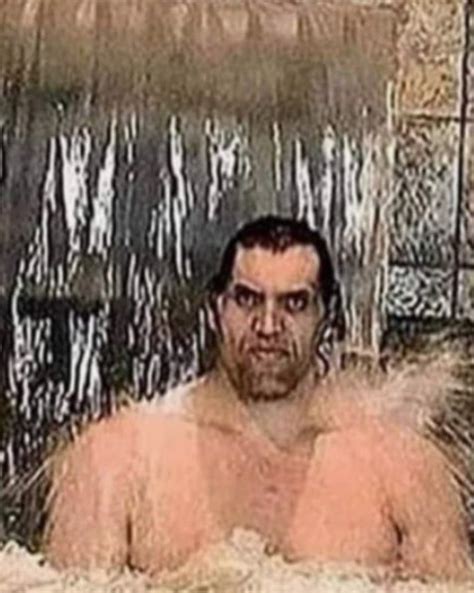 Create Meme A Frame From The Movie Great Khali In The Pool Dalip