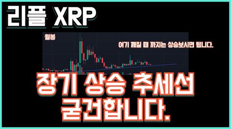 리플 Xrp 장기 상승 추세선 굳건합니다 Youtube