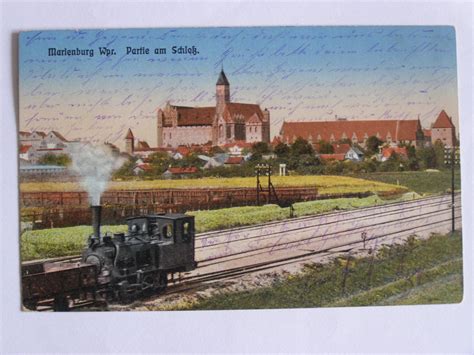 Malbork K Gdańska Zamek Pociąg 1918 14394243837 Allegropl