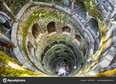 The Initiation well in the Quinta da Regaleira, Sintra, Portugal Stock ...