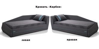 Кровать подростковая Карбон-90