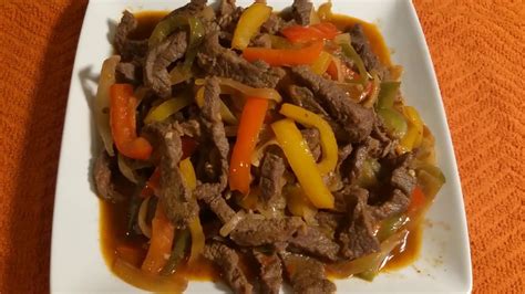 Como Hacer Carne De Res Con Pimiento Carne Se Res En Su Jugo Con