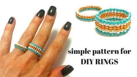 Beaded Rings How Did You Make This Luxe Diy Off