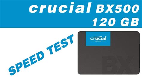 Crucial Bx Gb Ssd Speed Test Youtube