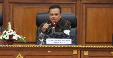 Sekda Dewa Made Indra Terima Kunker Reses Komisi Ii Dpr Ri Di Provinsi