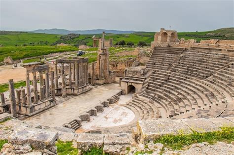 Premium Photo | The famous dougga archaeological site in tunisia africa