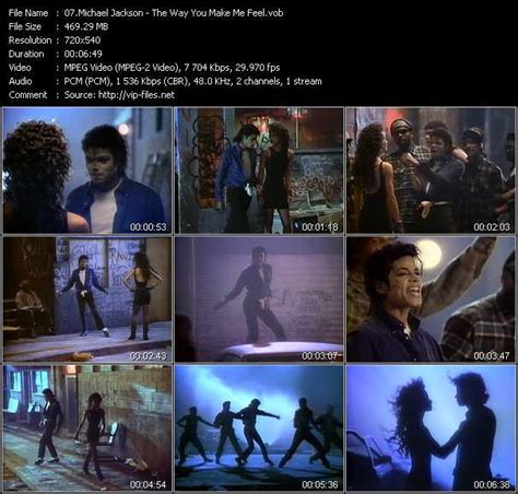 Michael Jackson «The Way You Make Me Feel» VOB File