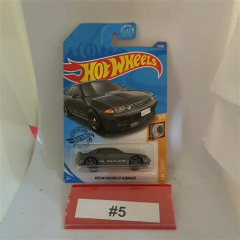 HOT WHEELS GREY NISSAN SKYLINE GT R BNR32 Shopee Malaysia