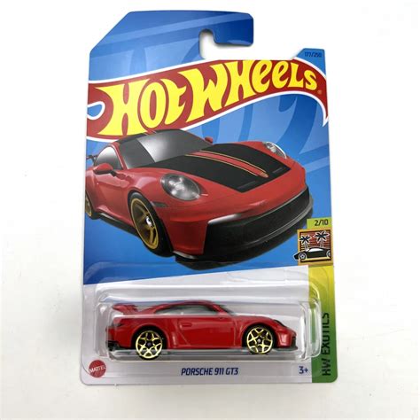 2023 177 2022 199 Hot Wheels Cars Porsche 911 Gt3 1 64 Metal Diecast Model Collection