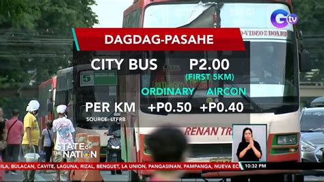 Taas Pasahe Sa Jeep Bus Taxi At Tnvs Aprubado Na Ng Ltfrb Sona