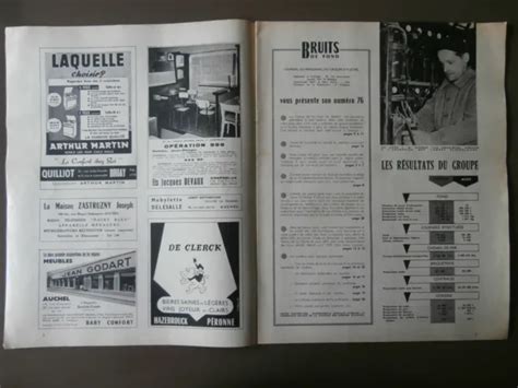 MAGAZINE DU MINEUR BRUITS DE FOND N76 AVR 1960 Mineurs Du Nord Pas