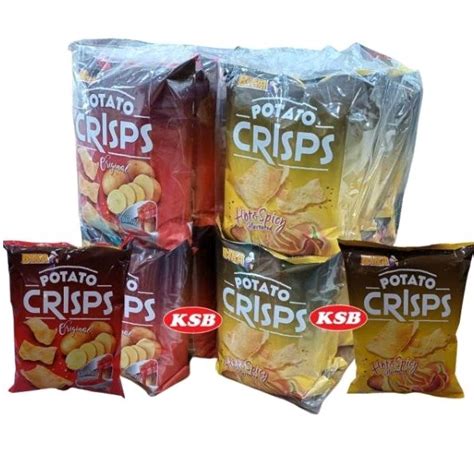 80g X 10 PcsBika Potato Crisps Original Hot Spicy Shopee Malaysia
