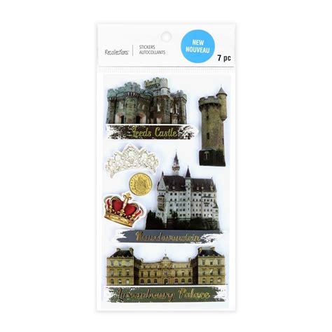 12 Pack: Castle Stickers by Recollections™ - Walmart.com