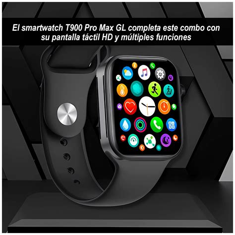 Ripley Aud Fonos Inal Mbricos P Blanco Smartwatch T Pro Max Gl