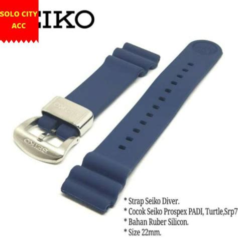 Jual Tali Strap Jam Tangan Seiko Diver Prospex Blue Mm Rubber