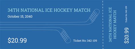 Free Hockey Templates And Examples Edit Online And Download