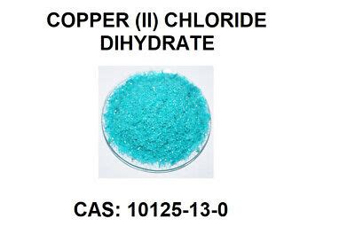 Copper Ii Chloride Dihydrate Purified Flame Colorant Patina G