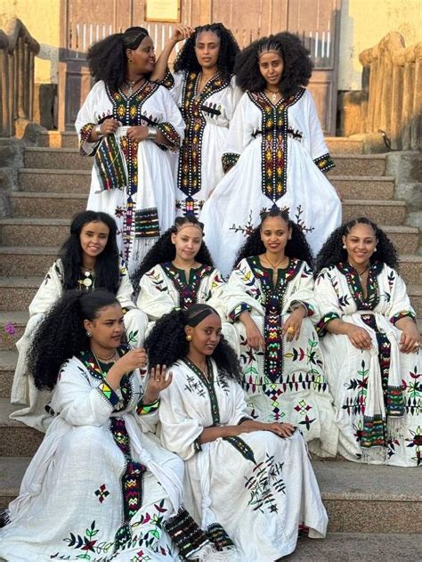 Yifat Shewa Amhara dresses ይፋት Ethiopian dress Ethiopian women