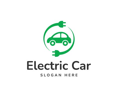 Electric Car Logo Design Ecomotive Logo Template 10073494 Vector Art