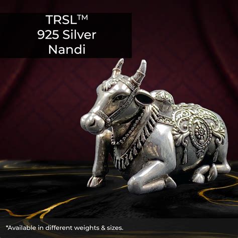 Silver Nandi Statue At Rs Silver Sculpture In Agra Id