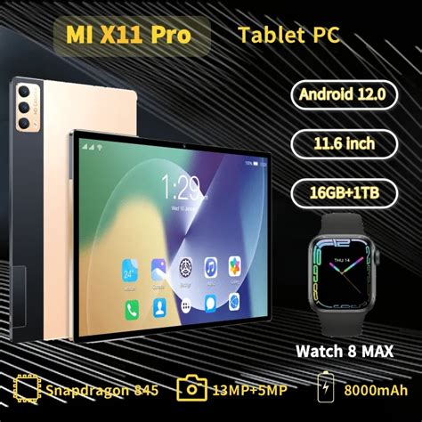 Mi X11 Pro Tableta Original Con Android 2023 120 Mah 12 Pulgadas