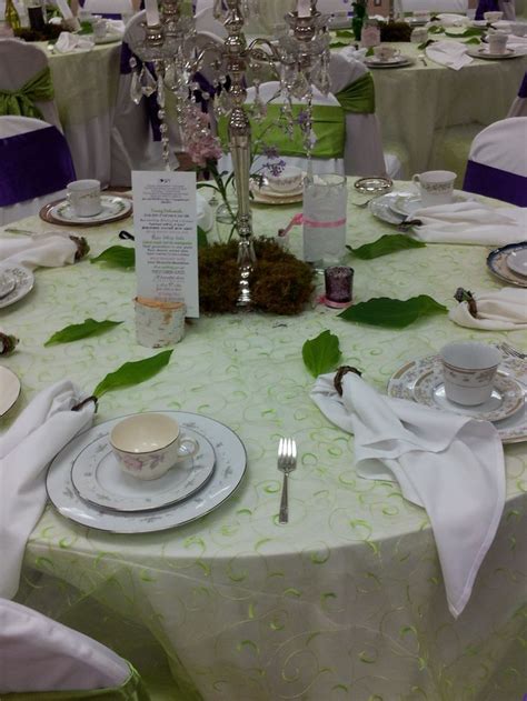 Details Of Table At Fairytale Wedding Banquet Room Central Park