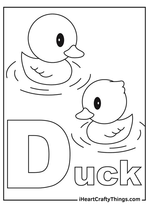 Letter D Coloring Pages Updated 2021