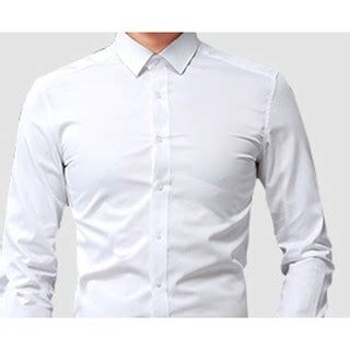 G Long Sleeve Slim Fit Men Business Formal Office Wear Smart Shirt