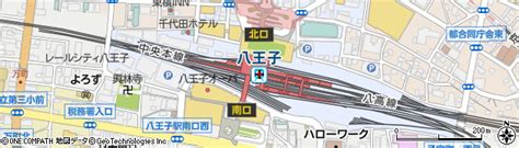 八王子駅（東京都八王子市） 駅・路線から地図を検索｜マピオン