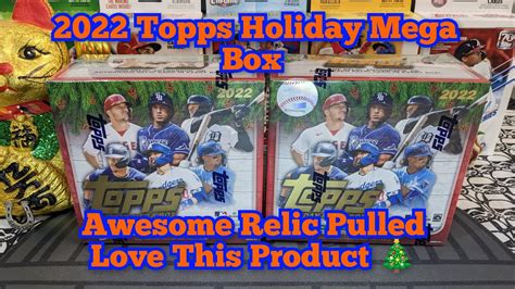 Topps Holiday Mega Box Rip Awesome Relic Pulled Love This