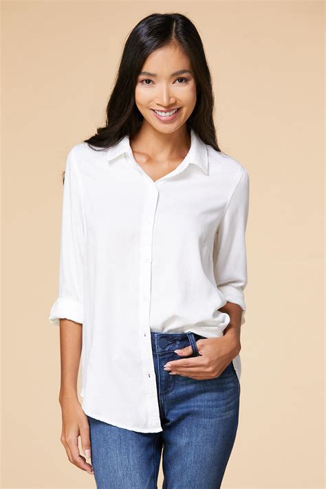 Versona | white button down shirt