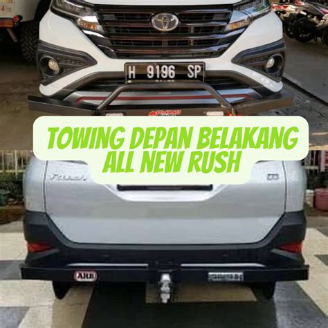 Towing Bar Arb Tanduk Besi Depan Belakang All New Rush Terios Lazada