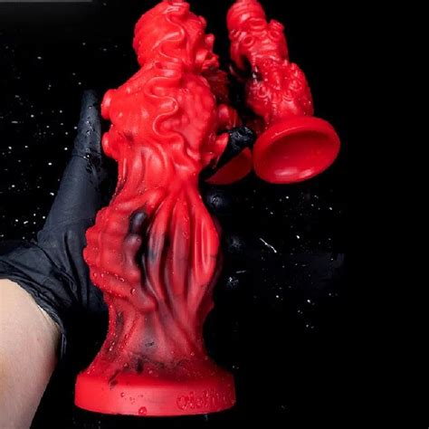 Red Alien Anal Plug Q Chastitygo
