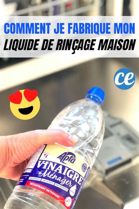 Lave Vaisselle Comment Je Fais Mon Liquide de Rinçage Économise 10