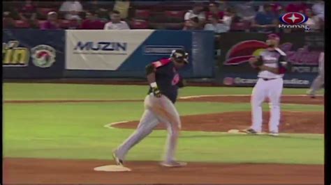 Luis Jimenez Jonron De Por Vida Cardenales Vs Caribes Youtube