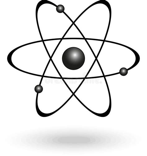 Atom symbol. Atom, Nuclear energy symbol, sign. Vector Illustration # ...