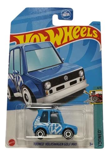 Hot Wheels Treasure Hunt Tooned Volkswagen Golf Mk Azul Celeste Mercadolivre