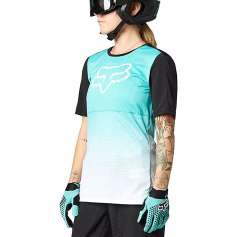 Fox Racing® Teal WOMENS FLEXAIR JERSEY - Foxracing.com MTB - Official Foxracing.com